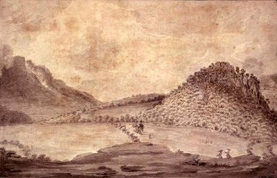 Panoramic View of Derwentwater and the Vale of Keswick (detail) by Moses Griffith